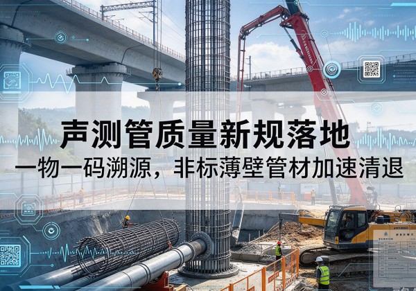 滑县声测管质量新规落地，一物一码溯源，非标薄壁管材加速清退
